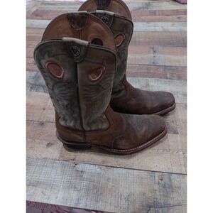 Ariat Heritage Roughstock Western Boot  Sz 12 D Square Toe  10002230 Leather